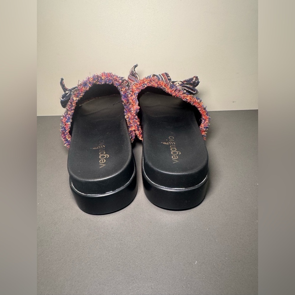 Women’s Vegan Bio Platform Slides Sandals - Picture 3 of 5